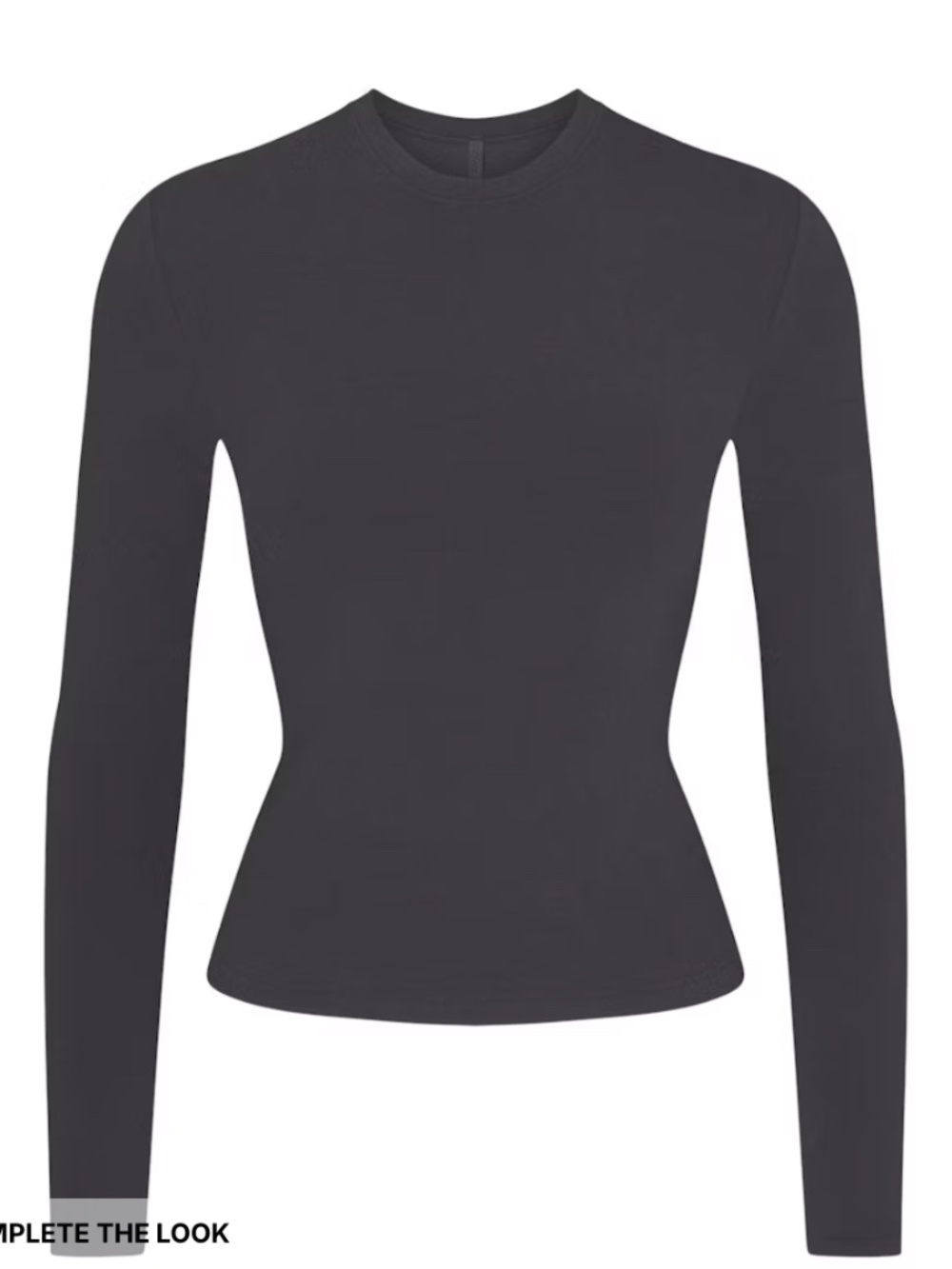 SKIMS COTTON JERSEY LONG SLEEVE T-SHIRT